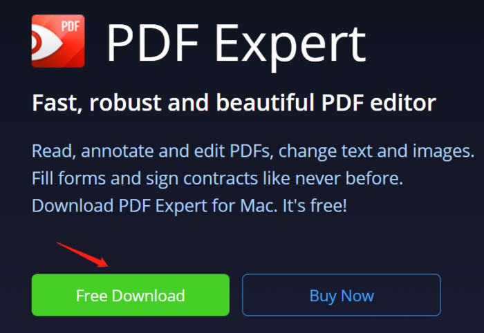 Sign a PDF with PDFexpert step 1