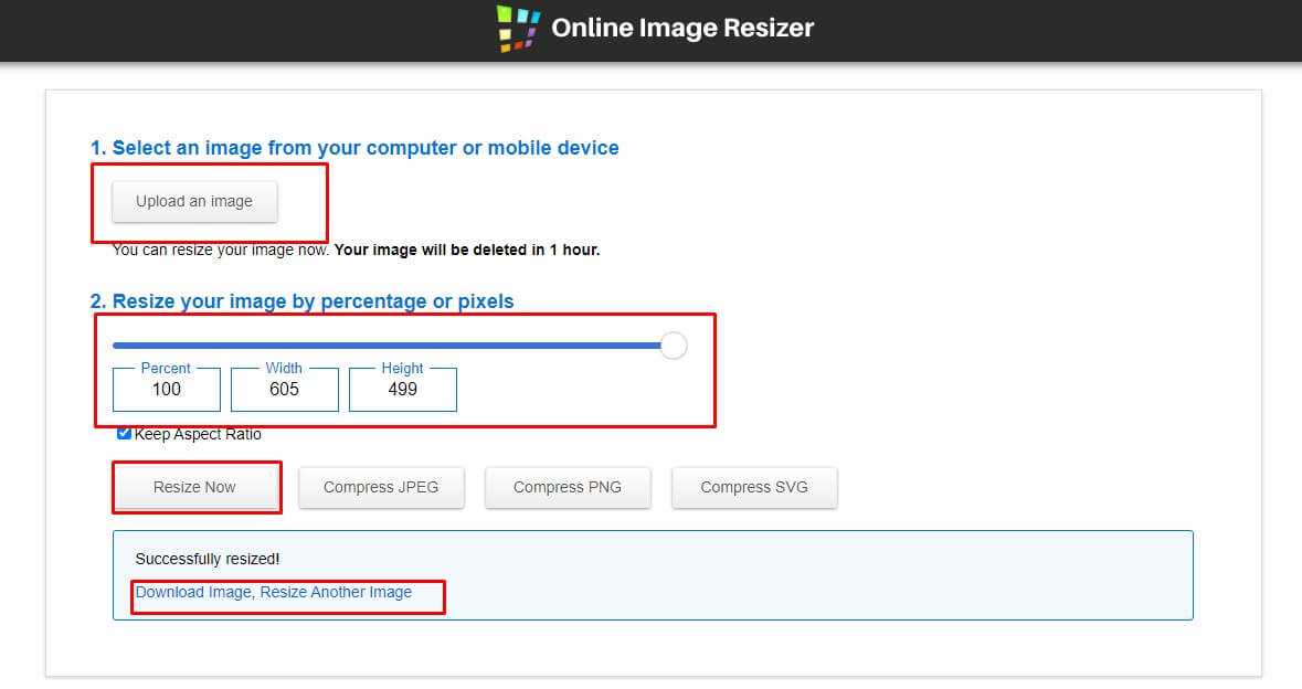 Reduce image size_Online Image Resizer