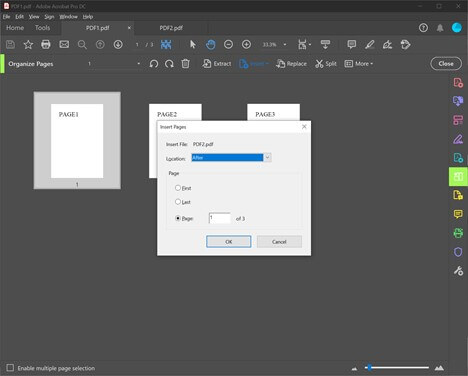 insert pages in PDF with Adobe Acrobat-step 4