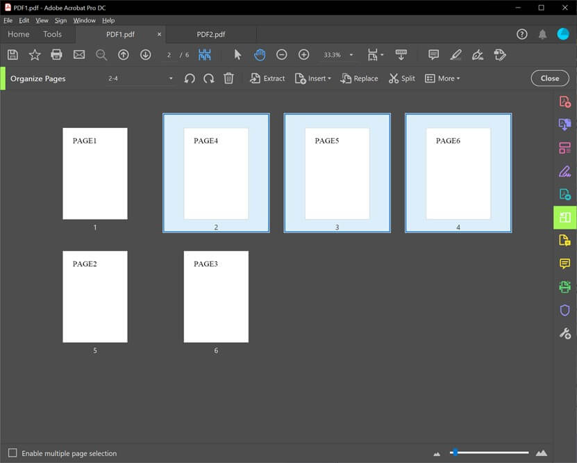 insert pages in PDF with Adobe Acrobat-step 5
