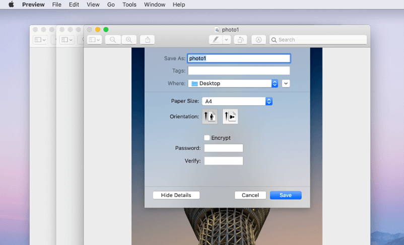 how to convert png to pdf on mac_step 3