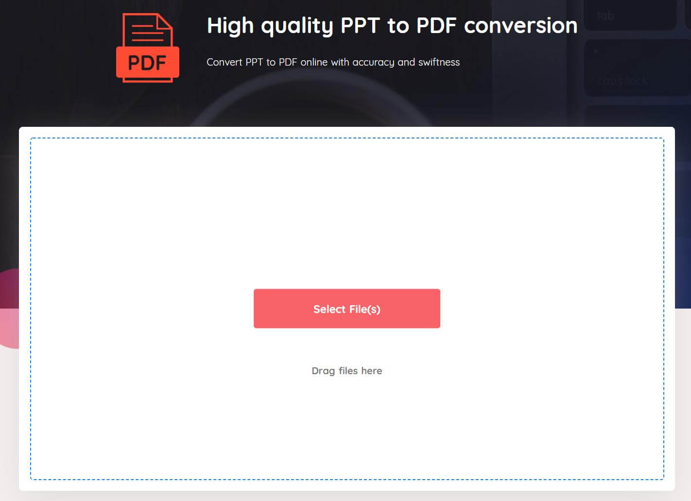 How to save PPT to PDF in FabPDF step1