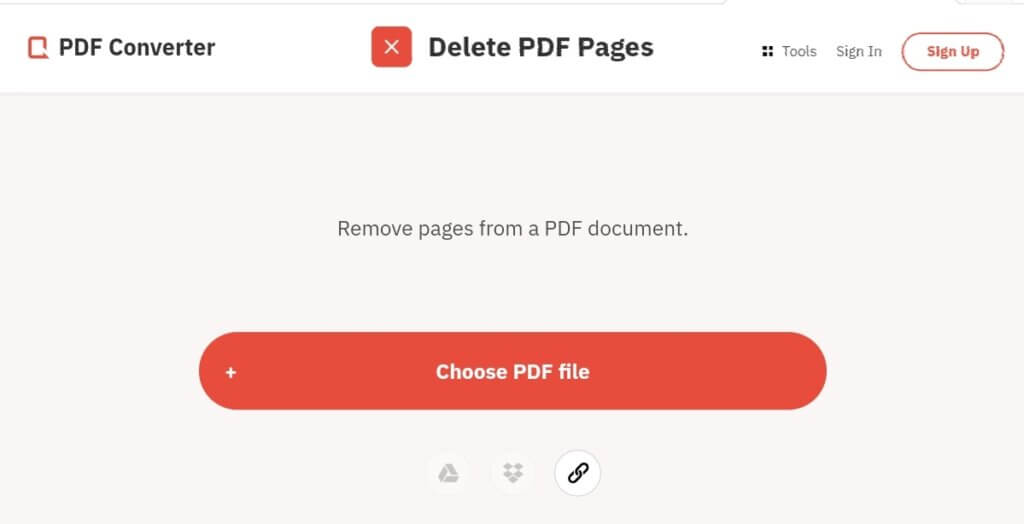 delete pages from pdf with pdfconverter