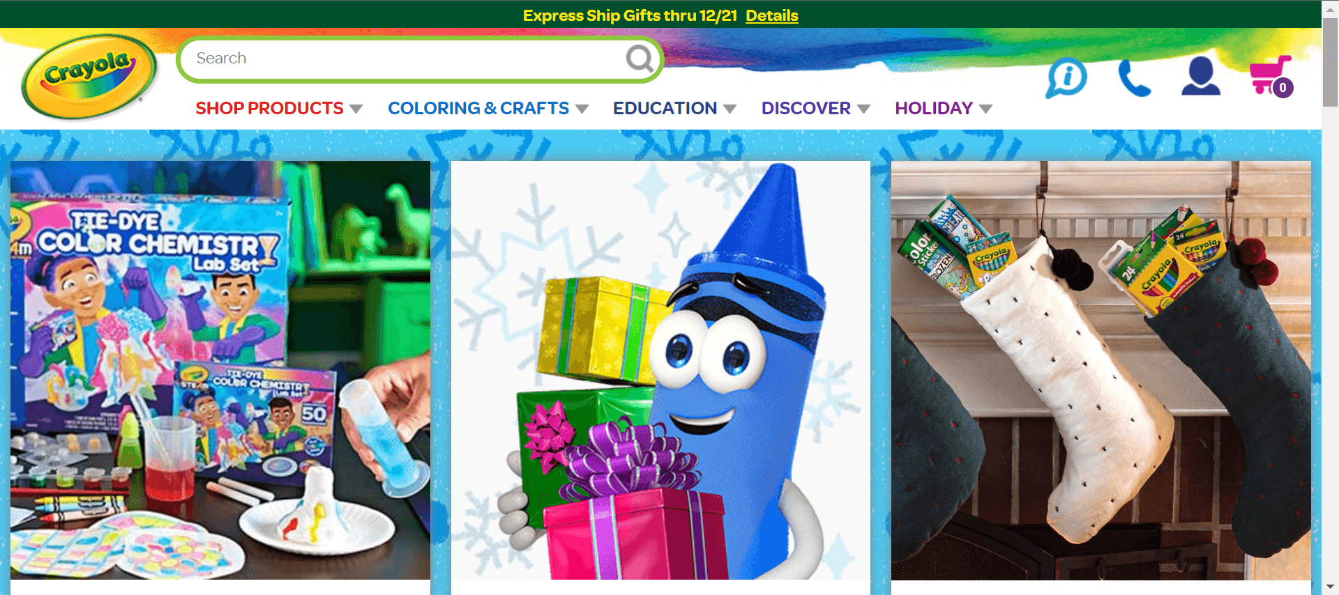 Crayola's website